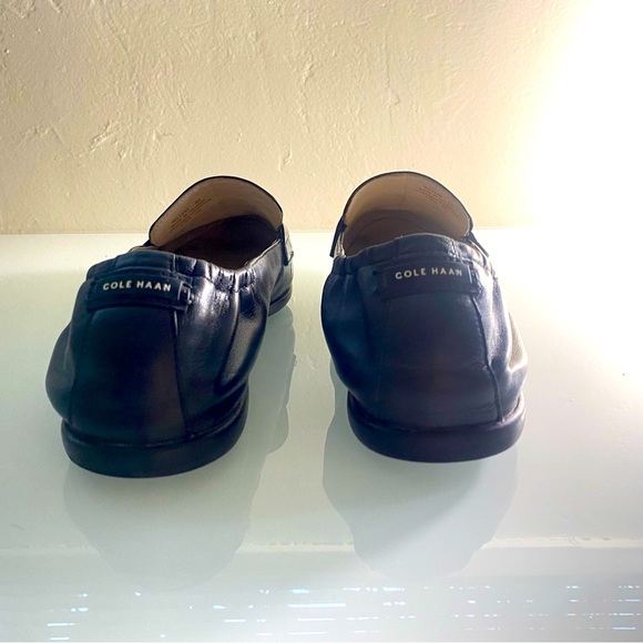 Cole Haan Ground Ambition Black  Leather Everyday Comfy Loafers Size 8 M - Picture 3 of 9